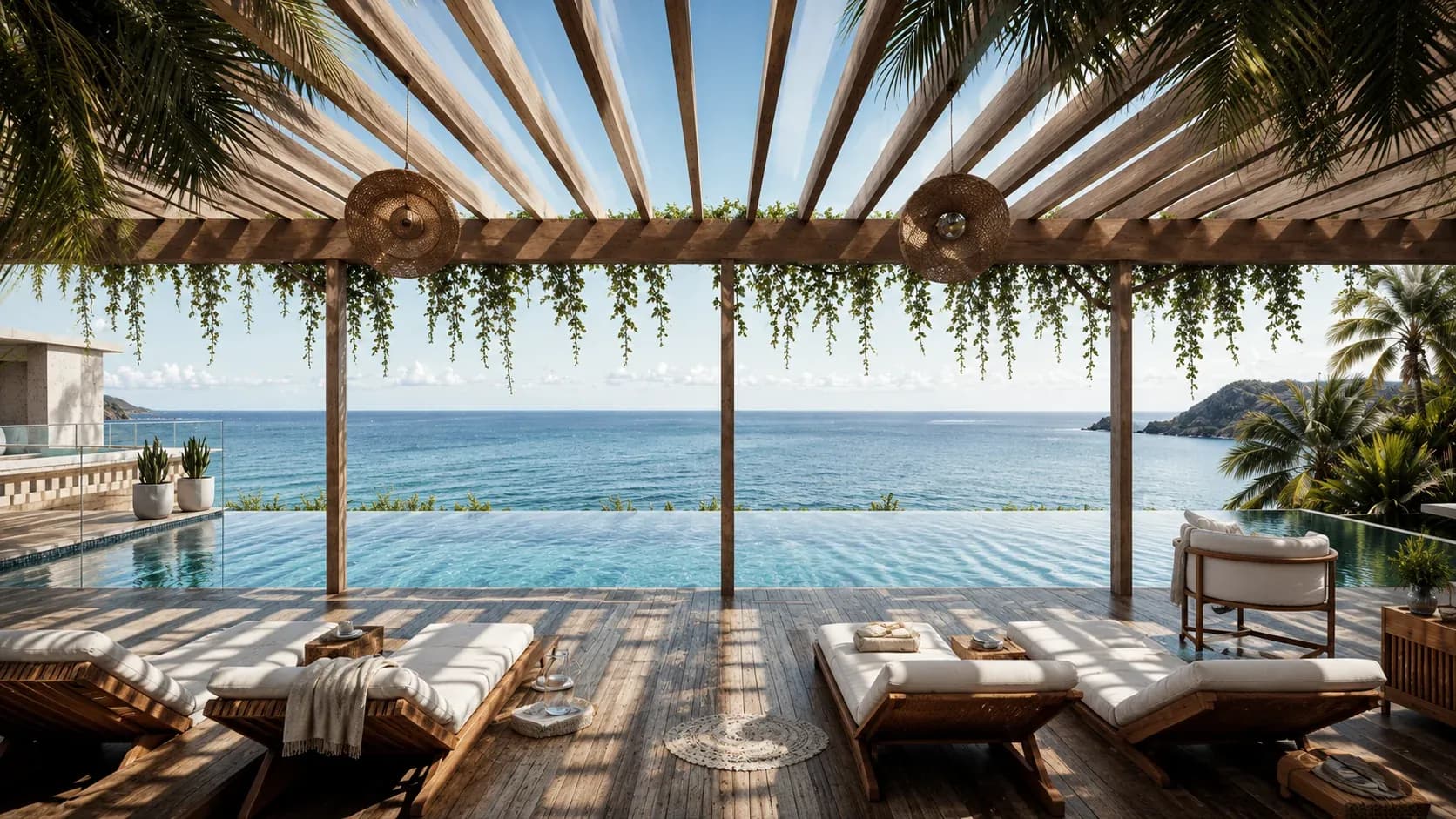 Adults-only rooftop pool and ocean-facing lounge